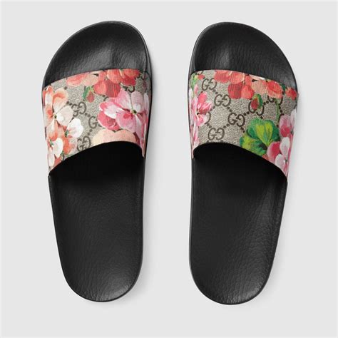 gucci blossom slides|size 14 gucci slides.